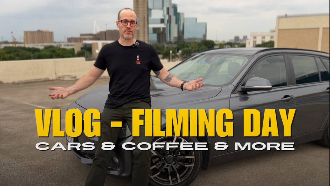 VLOG – A Full Day of Filming – Cars & Coffee & More